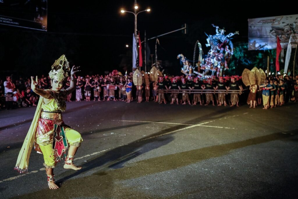 Pangrupkan Day Celebrated With Ogoh-Ogoh Festival
