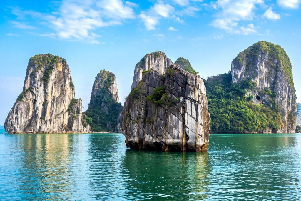 Beautiful Scenery at Halong Bay, Vietnam