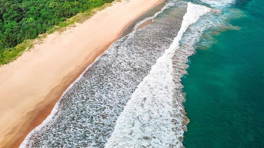 Indonesia island aerial turquoise water tropical archipelago