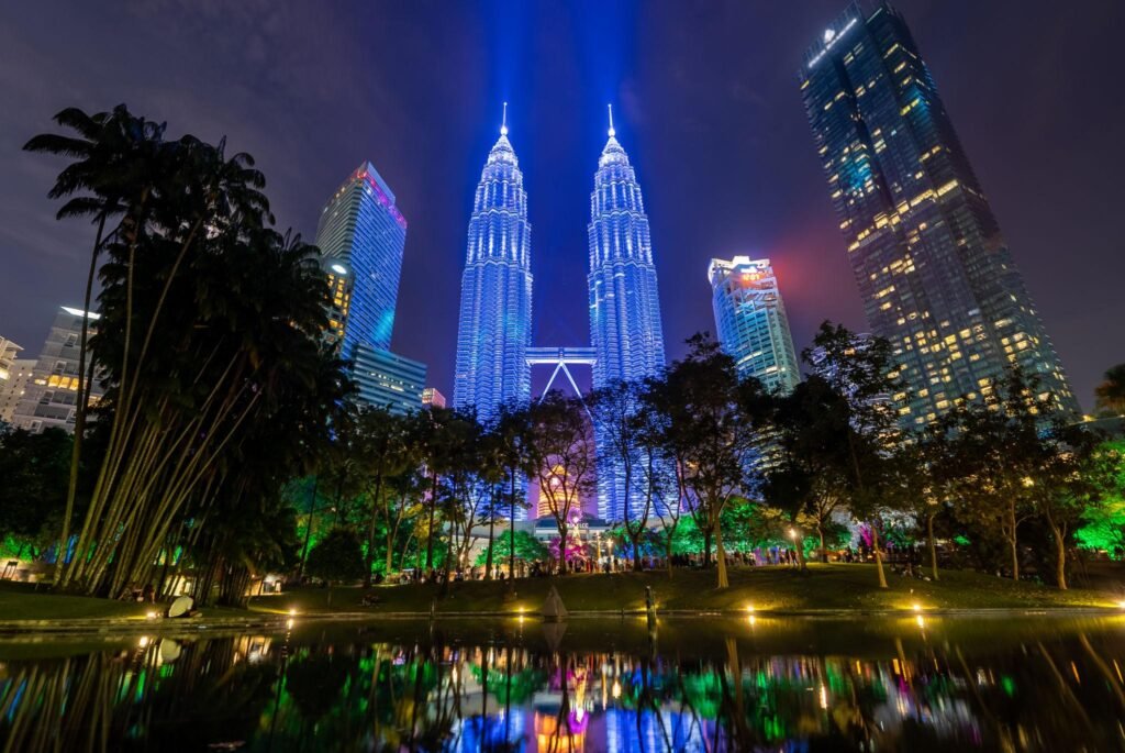 Kuala Lumpur skyscrapers Petronas twin towers the iconic of Malaysia