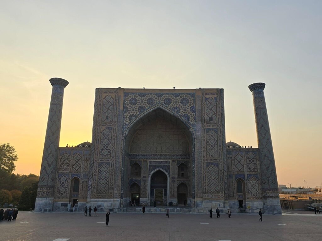 The Blue Domes and Golden Sands of Samarkand