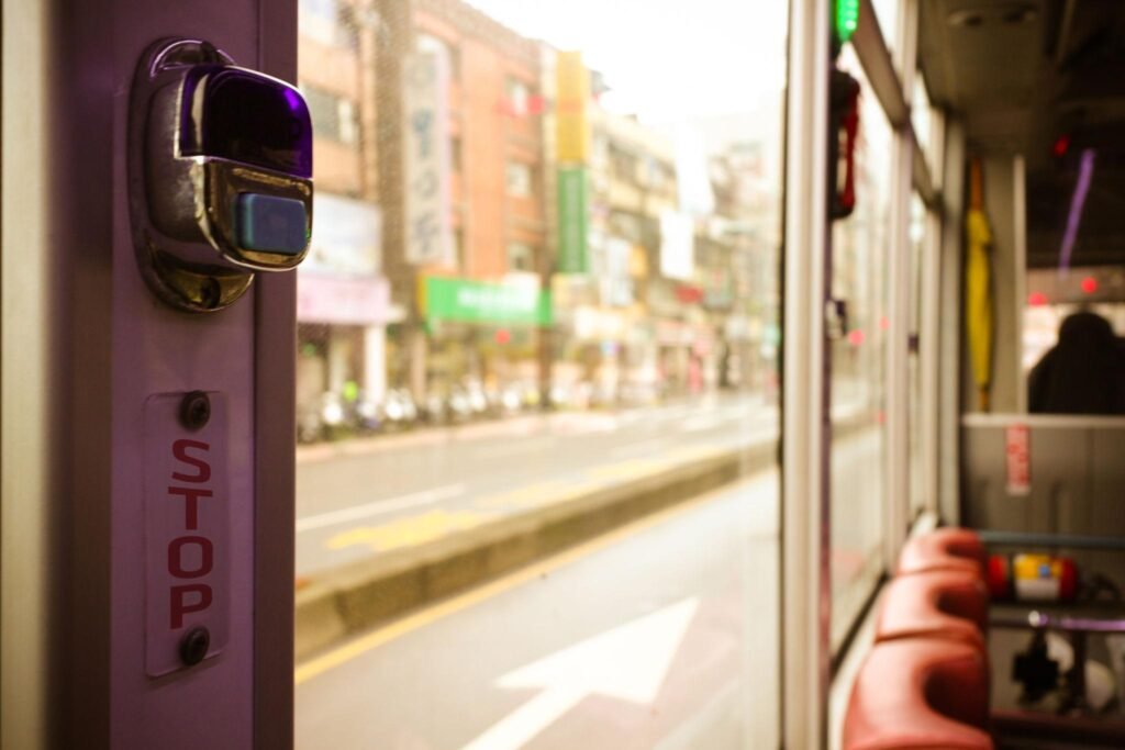 The view of Public transportation in Asia.