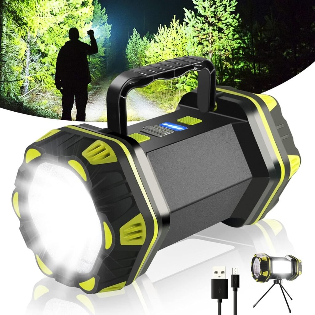 GHIME Rechargeable High Power Camping Torch Light