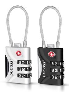Metal Cable TSA Locks for Luggage