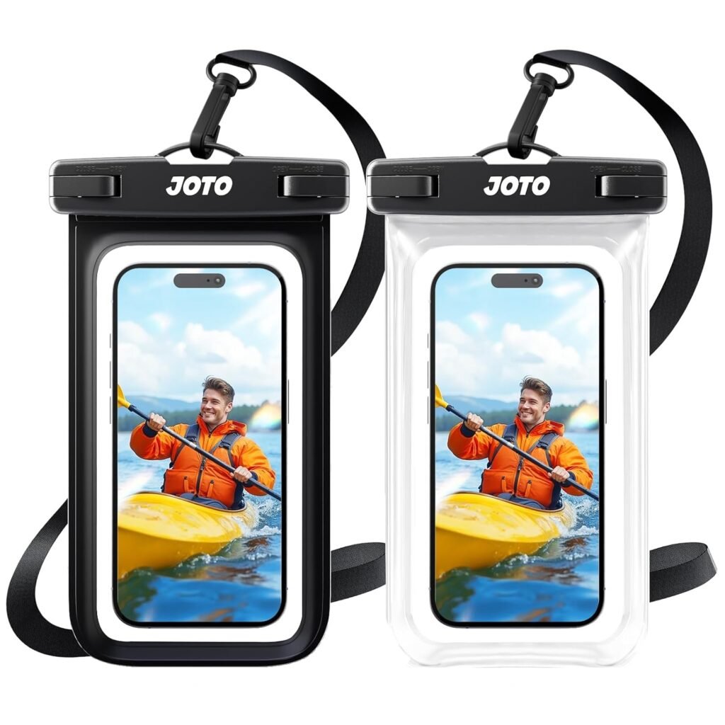 JOTO Plastic 2 Pack Waterproof Phone Pouch