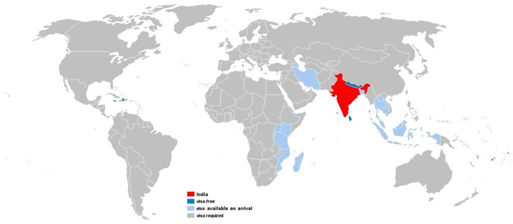 Indian passport ranking 2026 Henley index visa free access