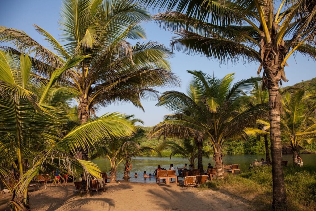 Sweet Water Lake at Arambol Beach, Goa