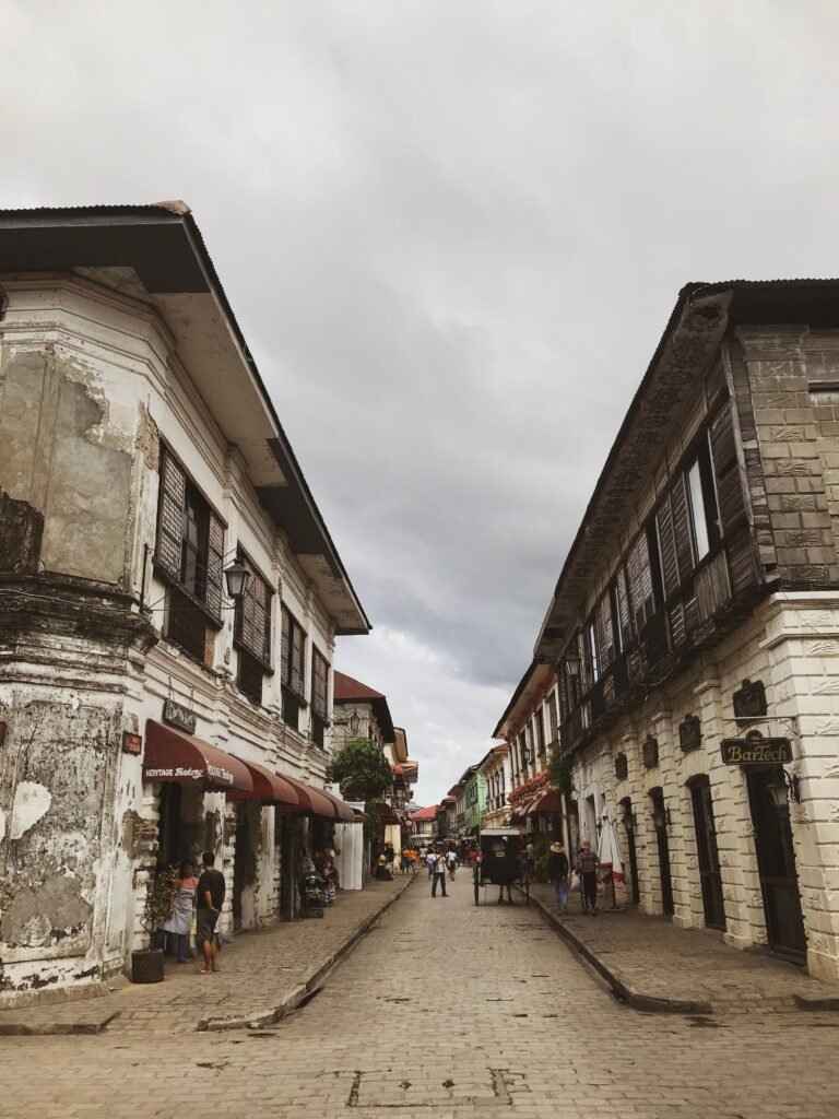 Explore the captivating cobblestone streets of Vigan City, a UNESCO World Heritage site in the Philippines.